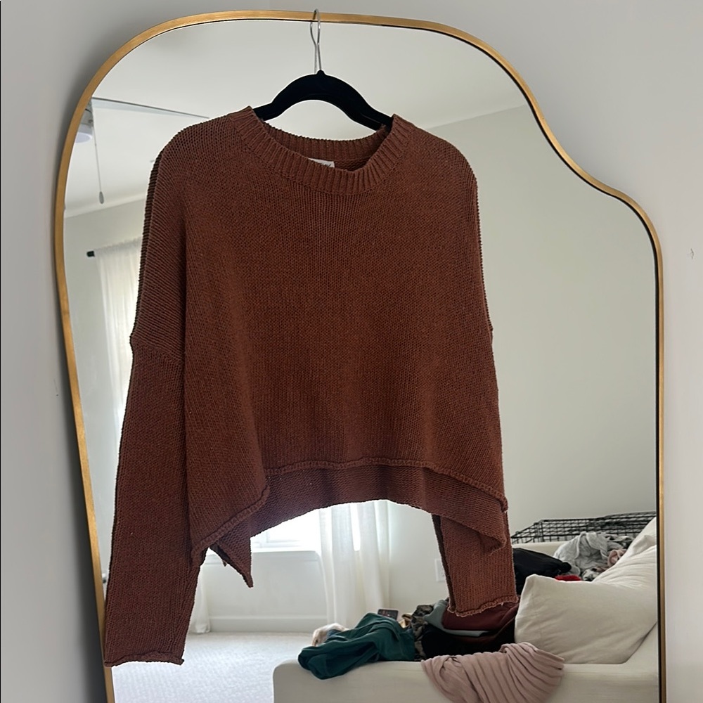 Women's Reddish Brown Sweater